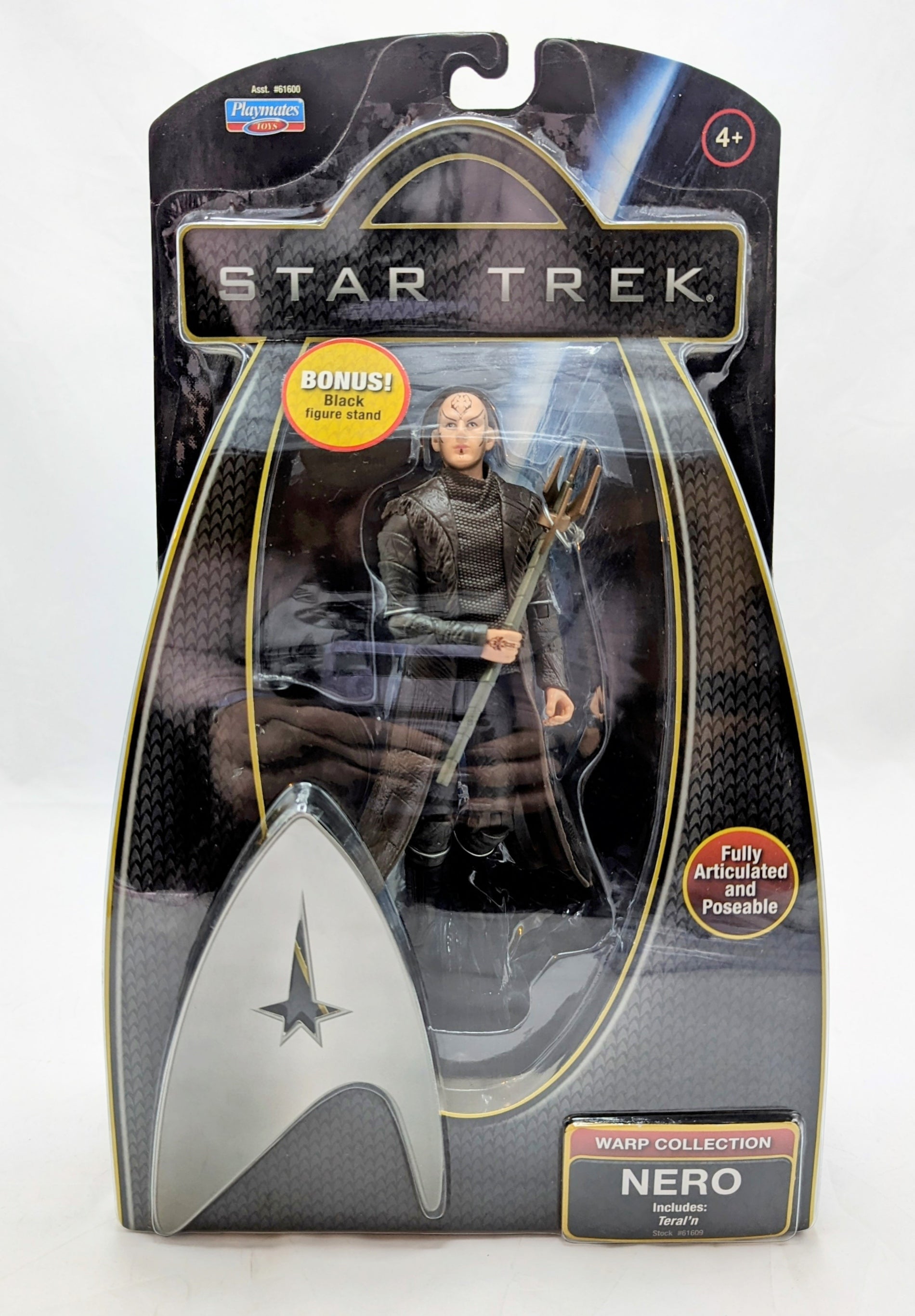 2009 Playmates Star Trek Warp Collection Nero Action Figure