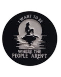 Disney The Little Mermaid Funny I Want To Be Where The People Aren't Enamel Pin