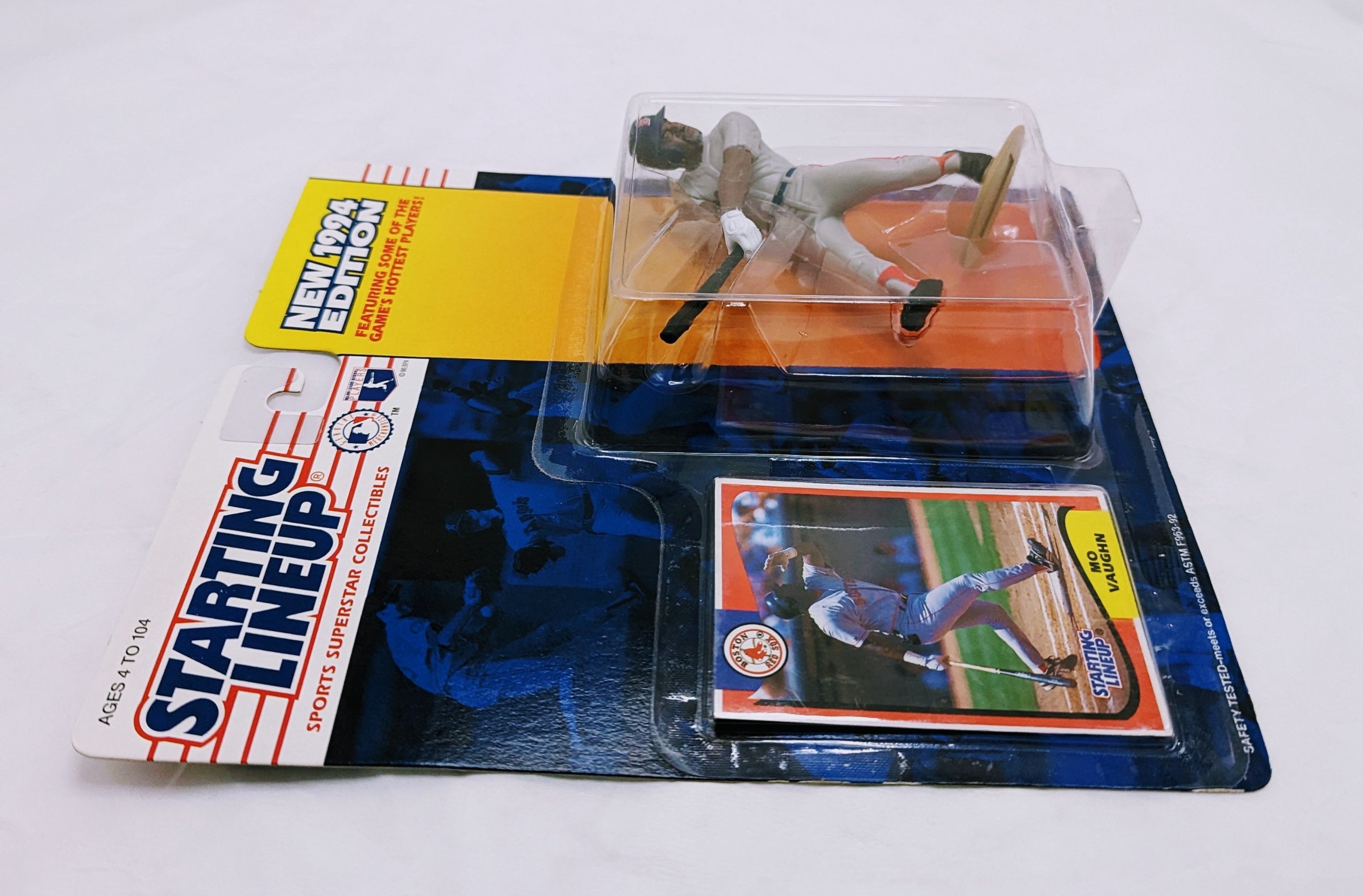 1994 Kenner Starting Lineup Mo Vaughn Boston Redsox Figure image 3