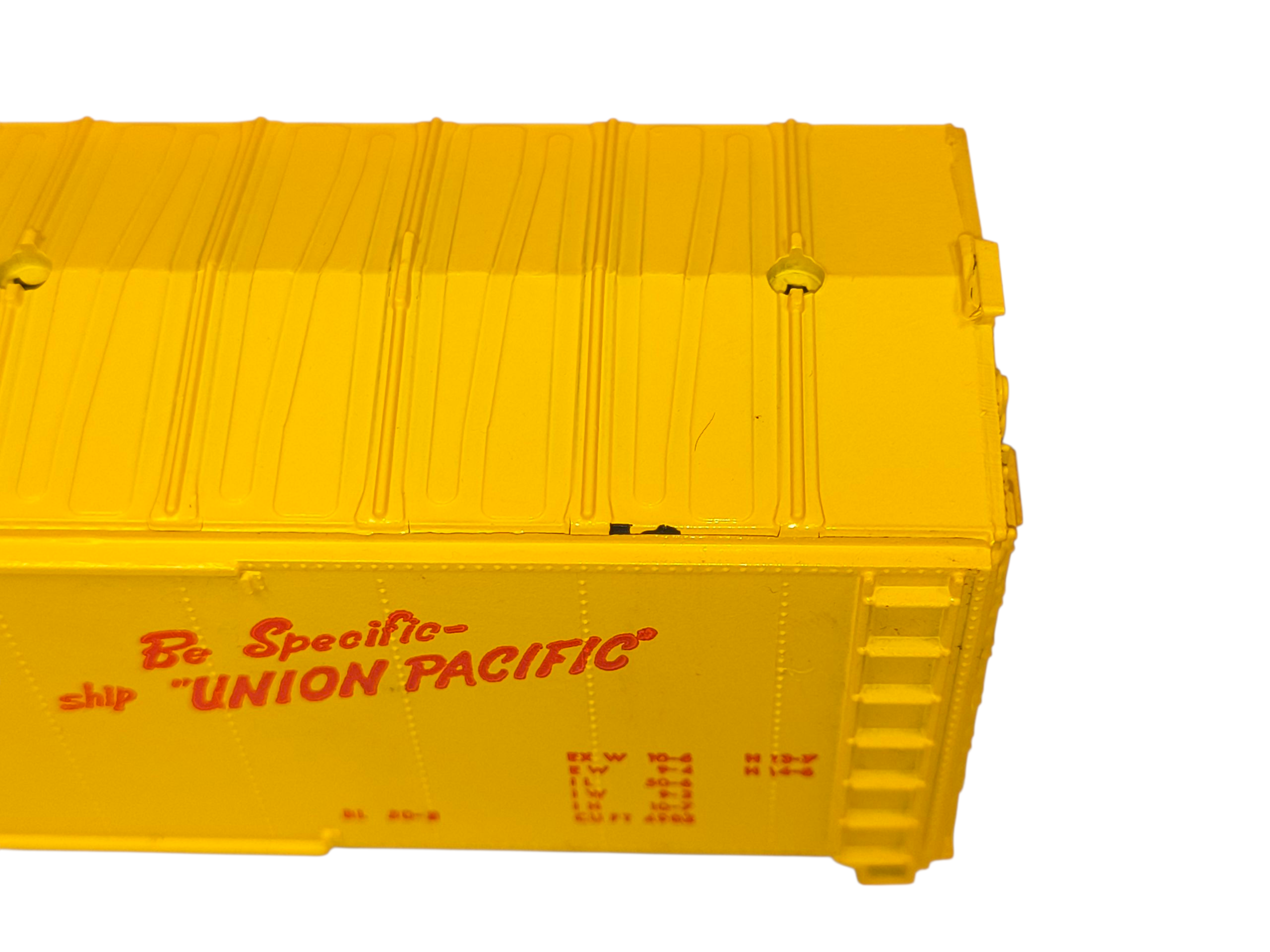 Roundhouse B55 Union Pacific 50' Plug Door Boxcar Road #499444 HO Scale image 4