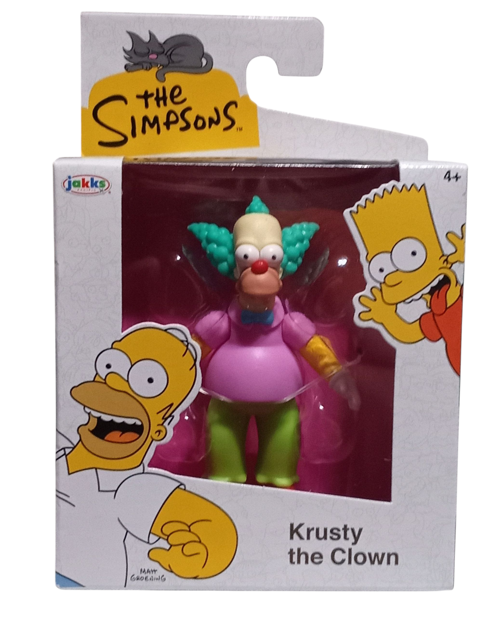Jakks Pacific The Simpsons Wave 2 Krusty The Clown 2.5" Mini Action Figure