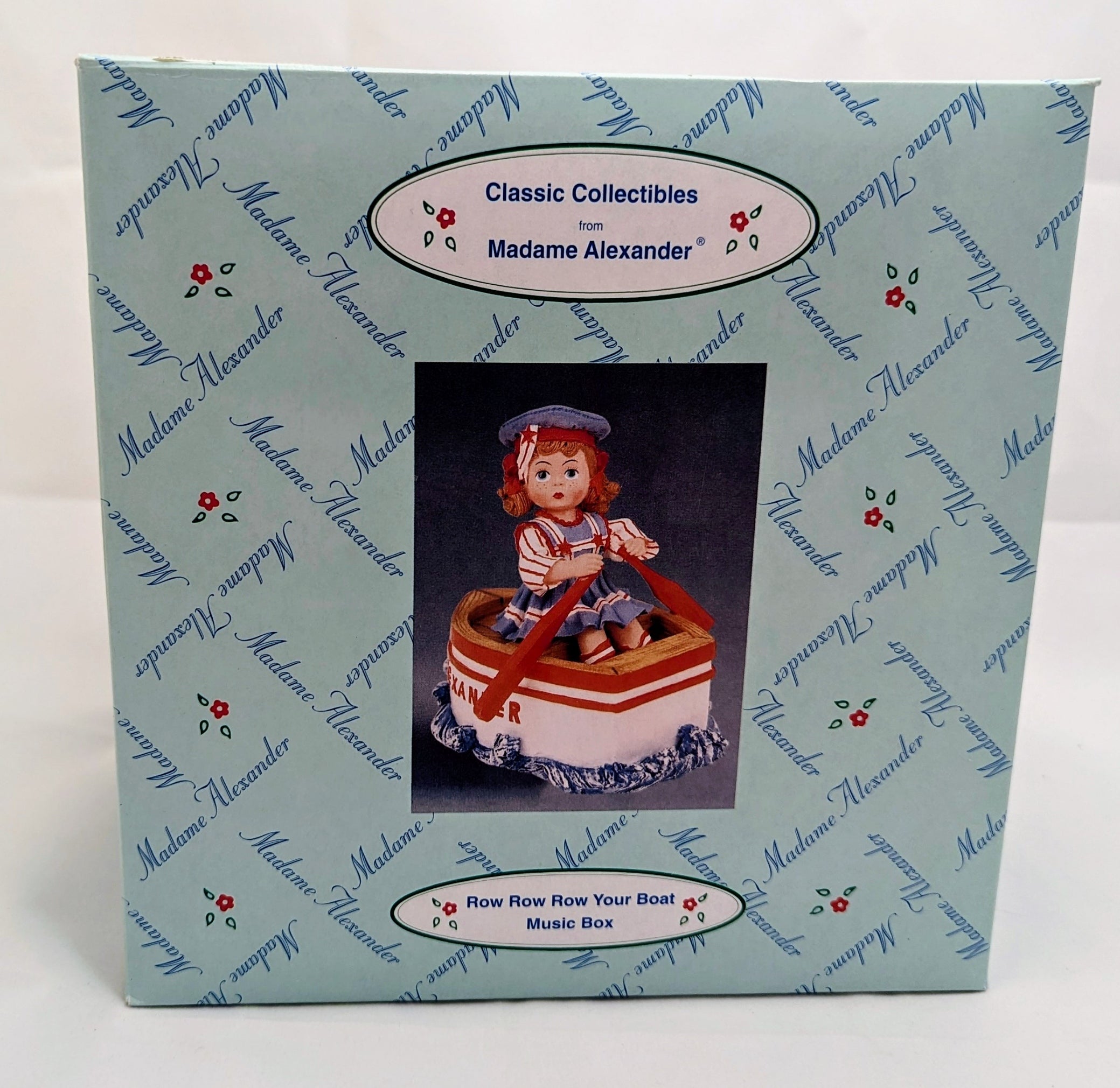 1999 Classic Collectibles Madame Alexander Row Row Row Your Boat Music Box