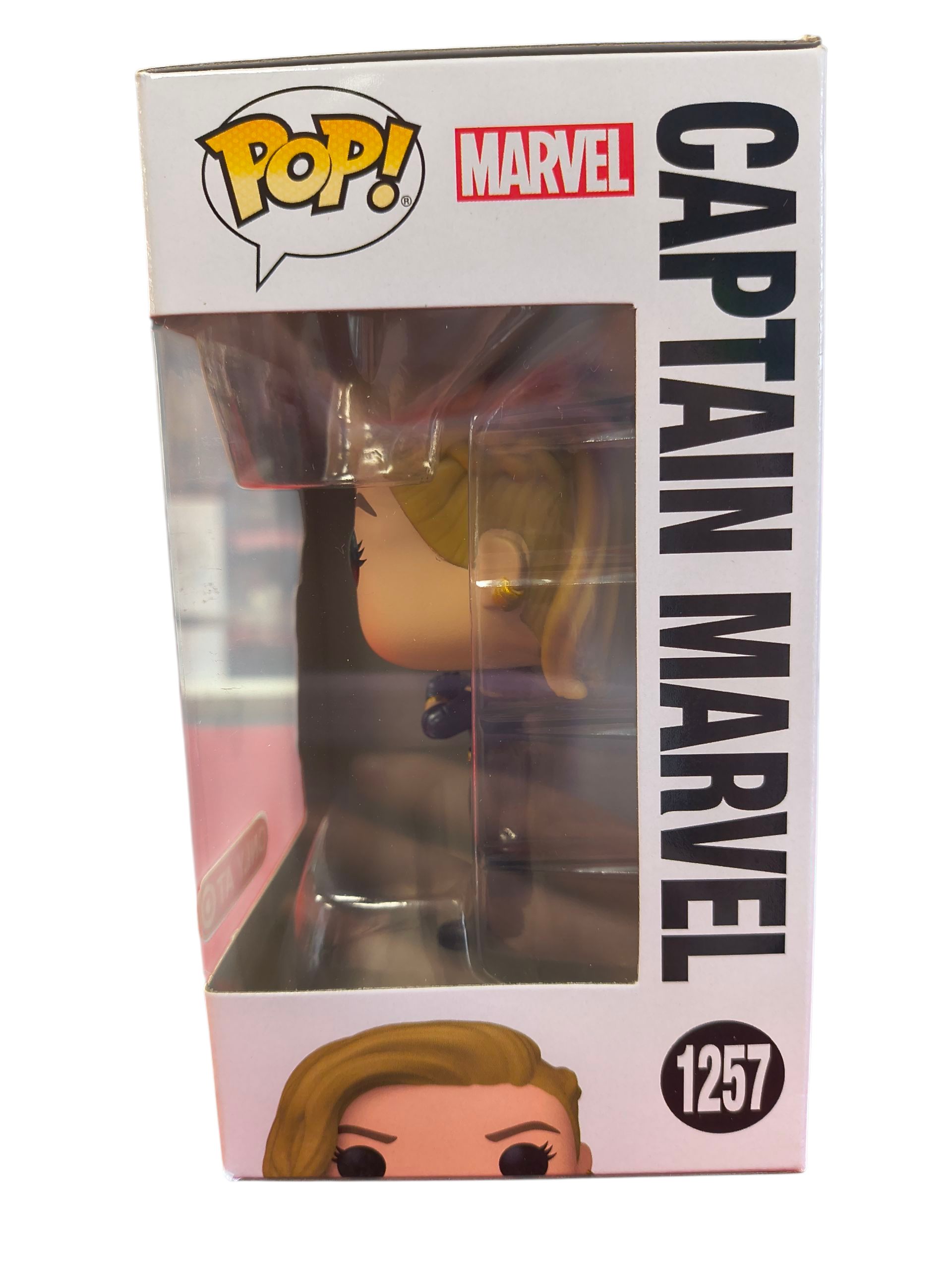 Funko Pop! The Marvels Captain Marvel #1257 Target Exclusive Vinyl Figure image 4