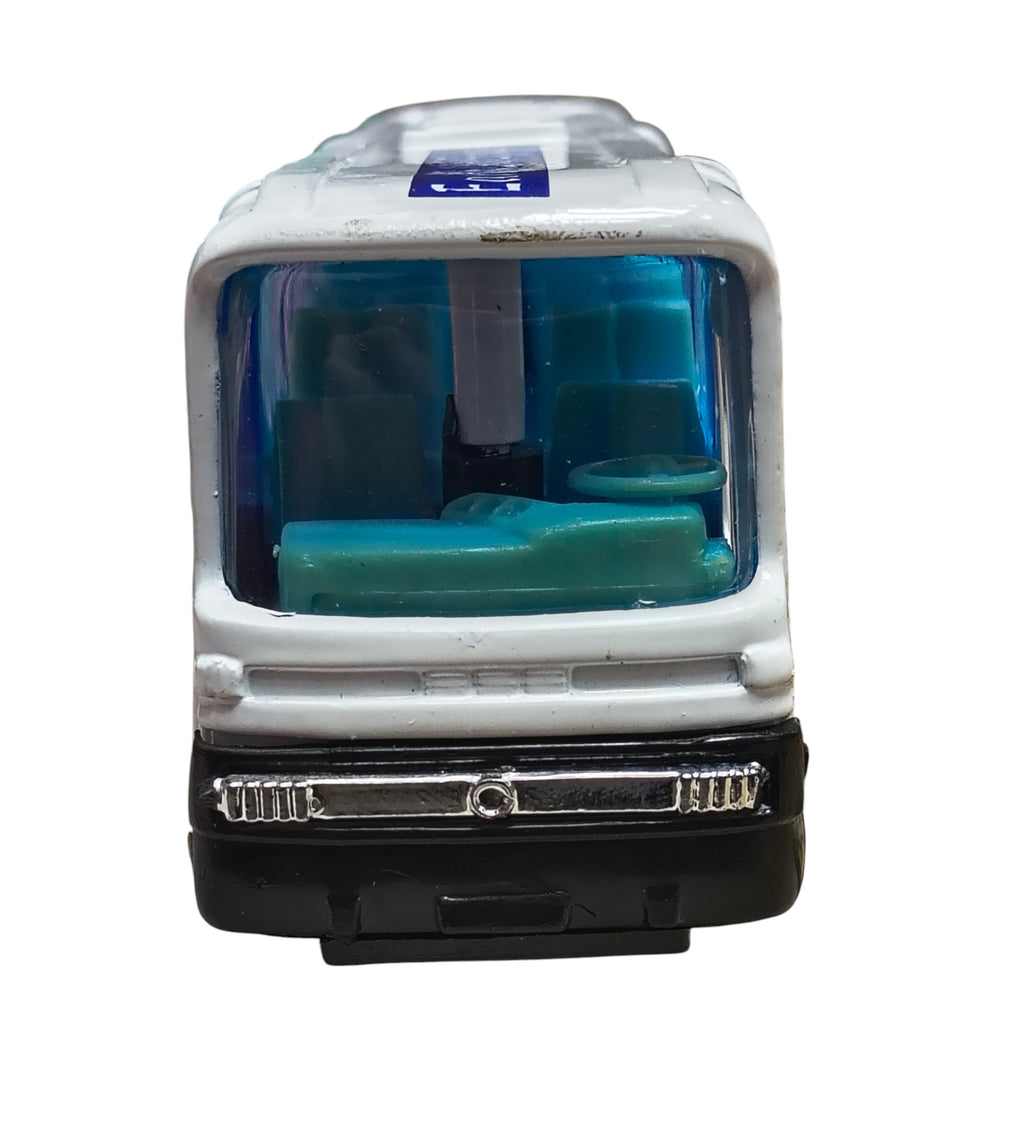 Earth Line Express Diecast Pull Back Transit Bus Doors Open 7.5" image 4