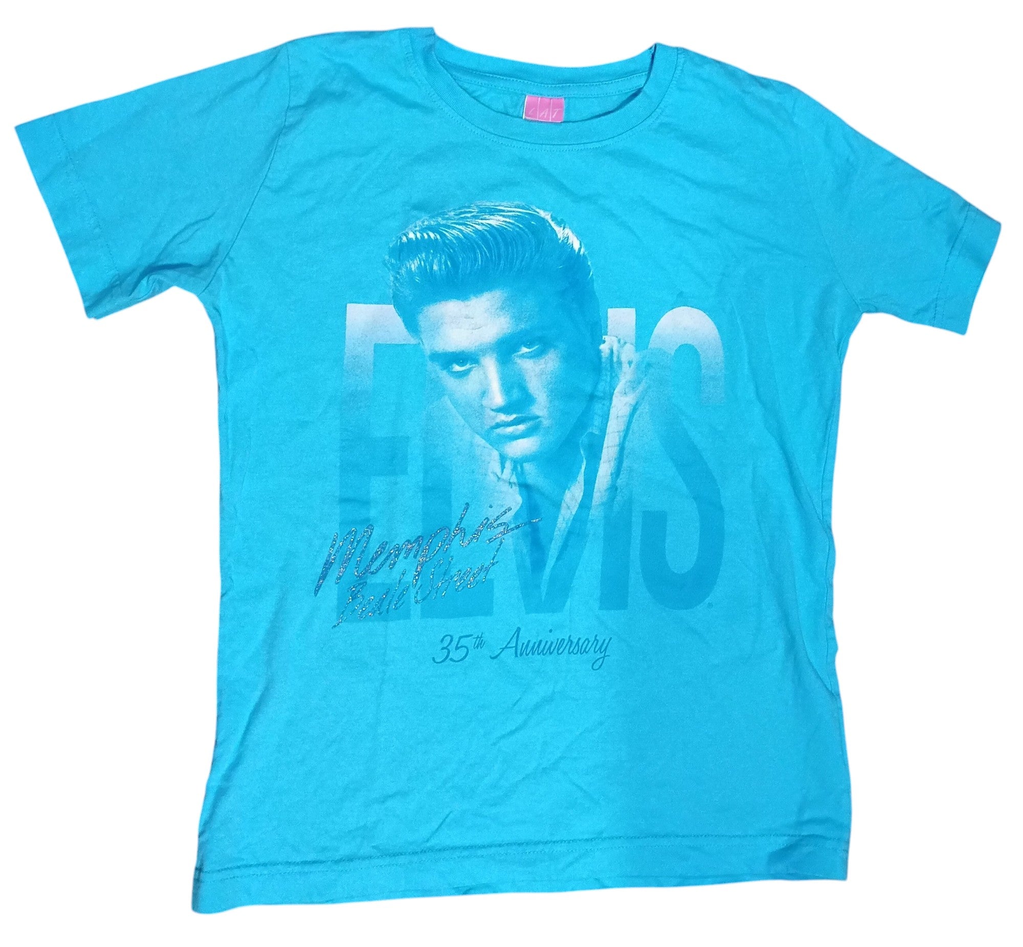 2012 LAT Elvis Memphis Beale Street 35th Anniversary Girls Size Small T-Shirt