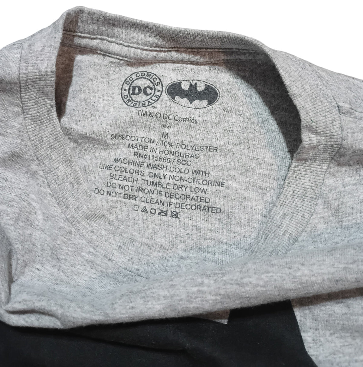 Funko Pop Pop! Heroes DC Comics Originals Batman Gray Size Medium T Shirt image 3