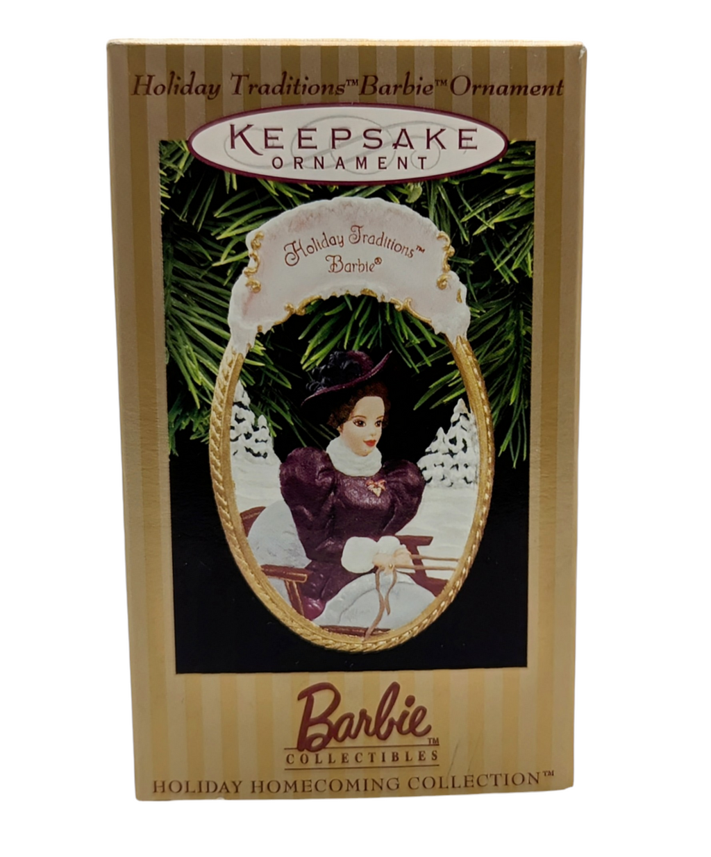 1996 Hallmark Keepsake Holiday Traditions Barbie Christmas Ornament