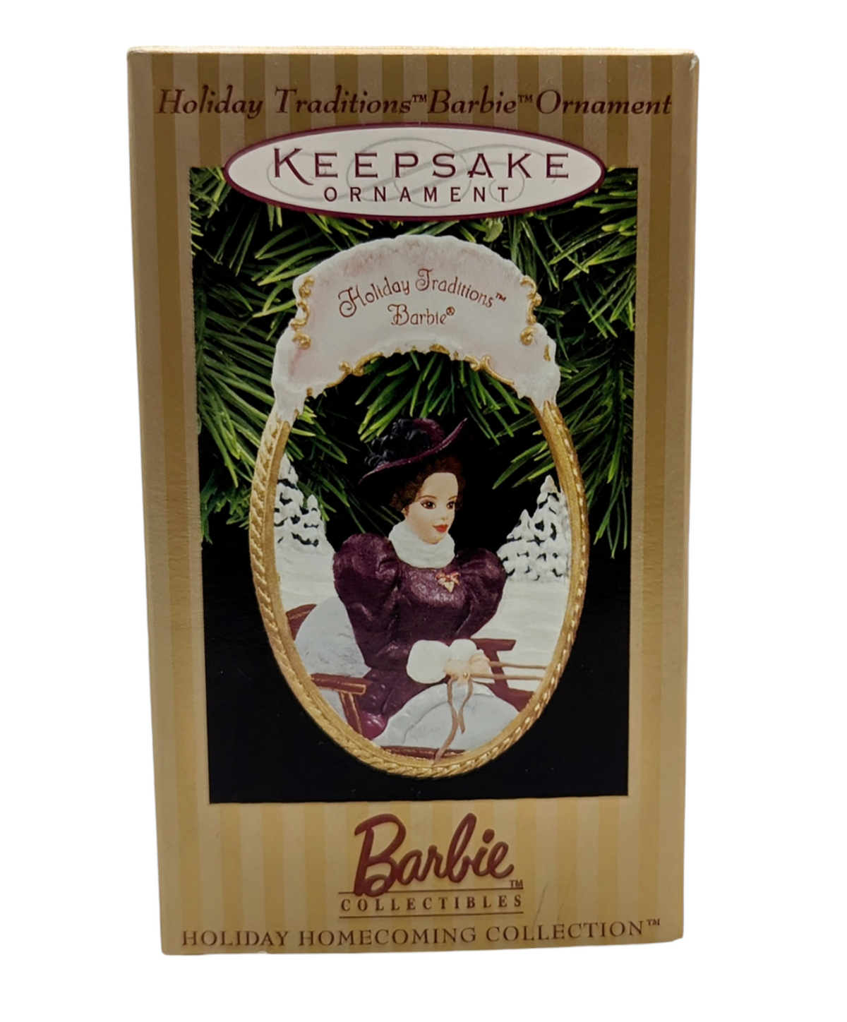 1996 Hallmark Keepsake Holiday Traditions Barbie Christmas Ornament