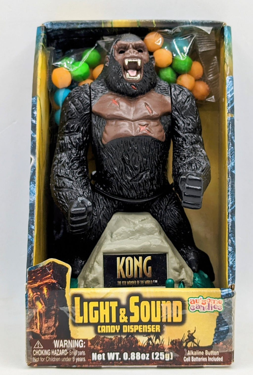 2005 Au'some Candies Kong The 8th Wonder Of The World Light & Sound Candy