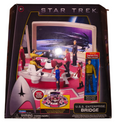 2009 Playmates Star Trek U.S.S. Enterprise Bridge With Captain Kirk Figure