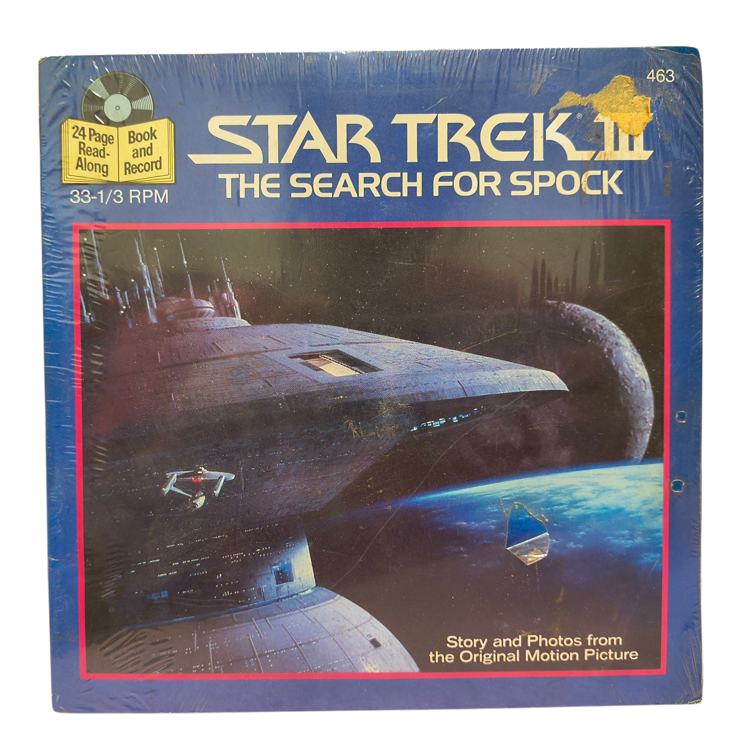Vintage Star Trek III the Search for Spock 33 1/3 Record 24 Page Book