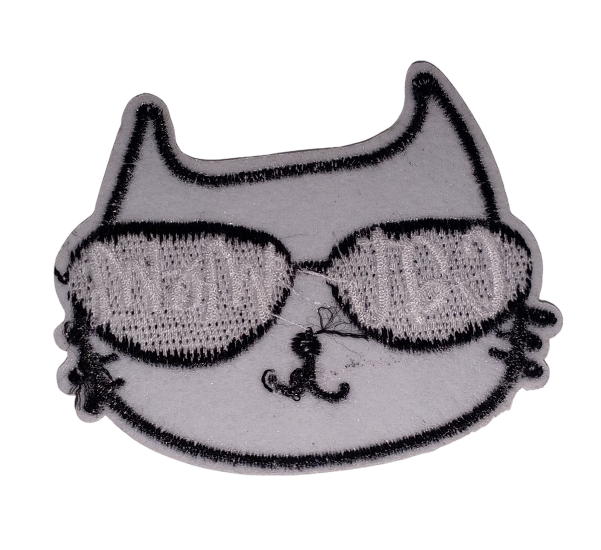 Cat With Sun Glasses Cat Mom 3" Iron On Patch image 2