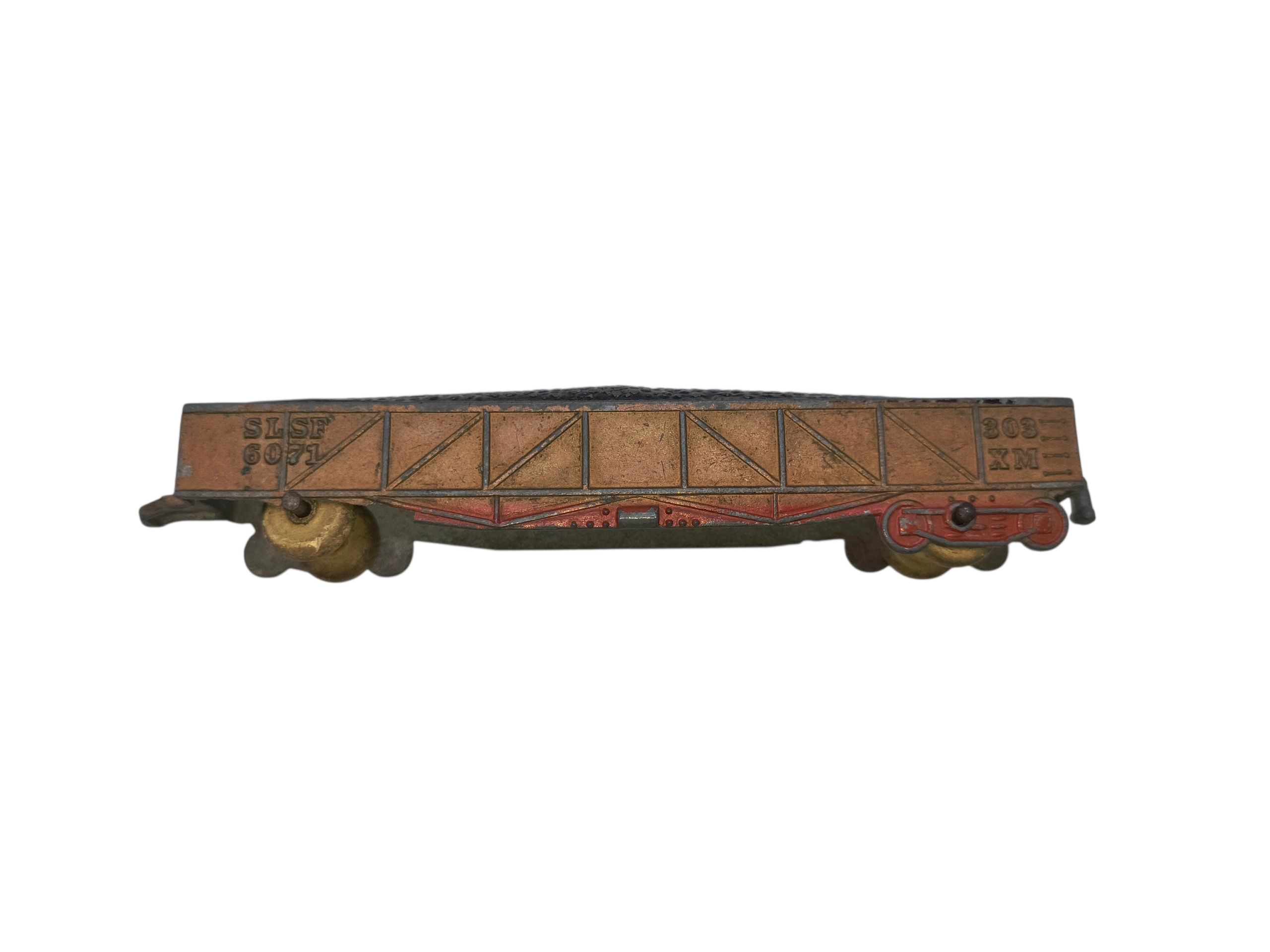 Antique Tootsietoy SLSF6071 Coal Train Car 303XM image 2