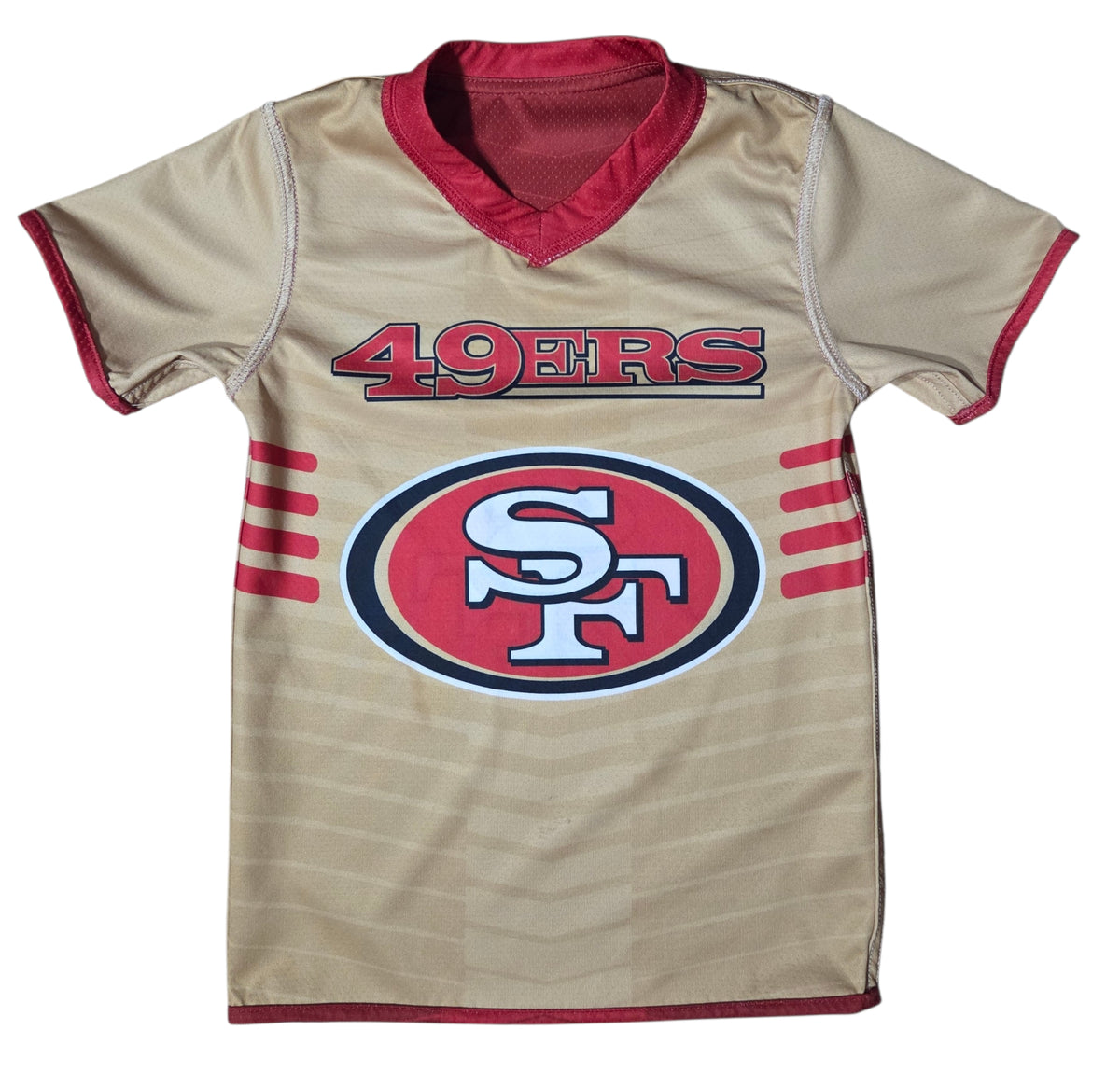 San Francisco 49ers NFL Flag Football Reversible Jersey Youth Small image 2