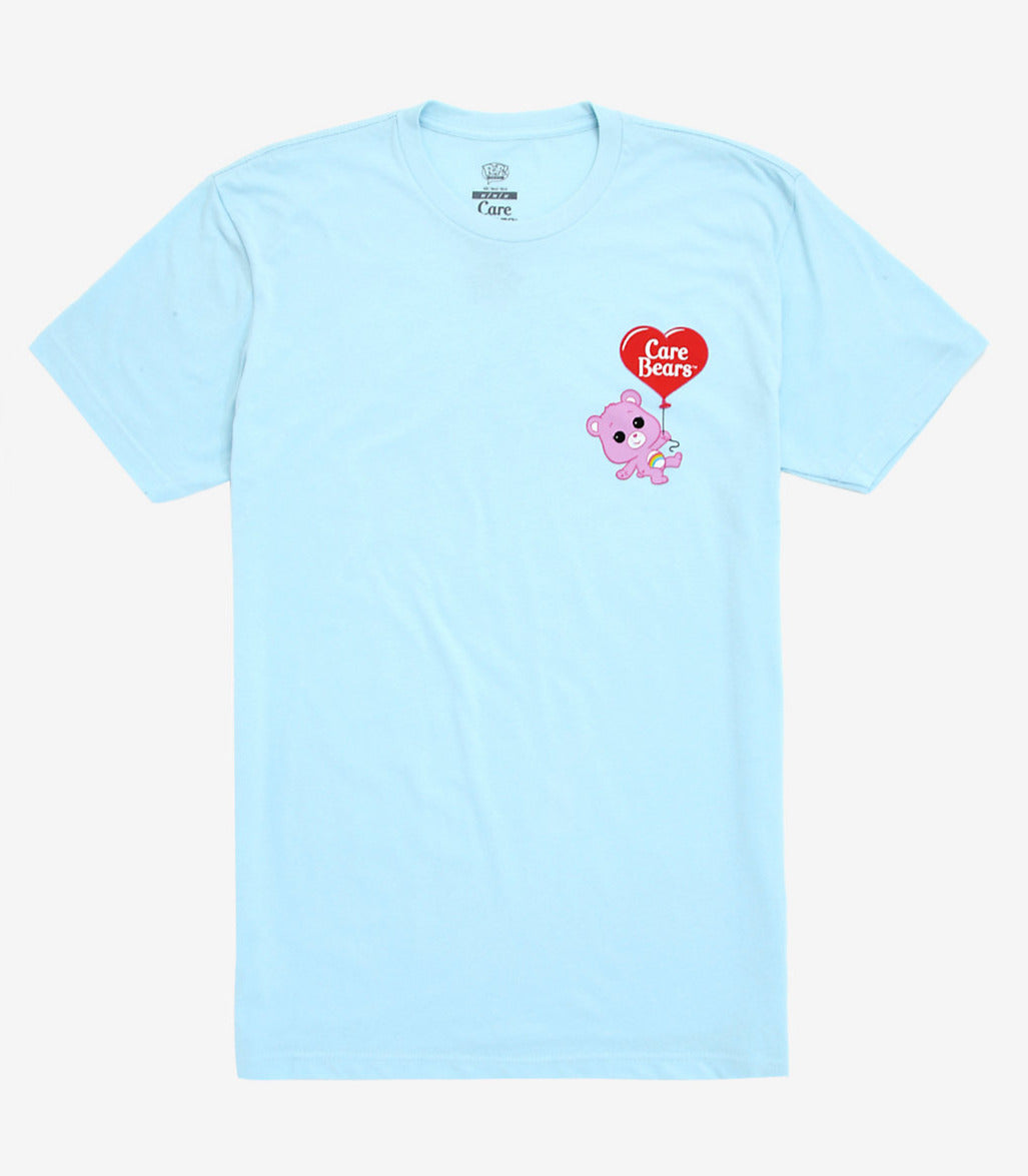 Exclusive Funko Pop! Tees Care Bears Cheer Bear T-Shirt & Flocked Pop #351 image 4