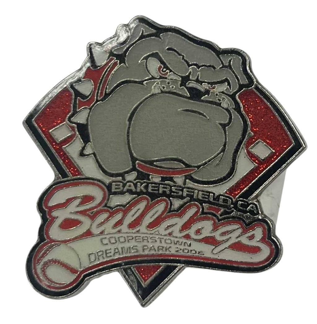 2008 Cooperstown Dreams Park Trading Pins Bakersfield CA Bulldogs Baseball Pin