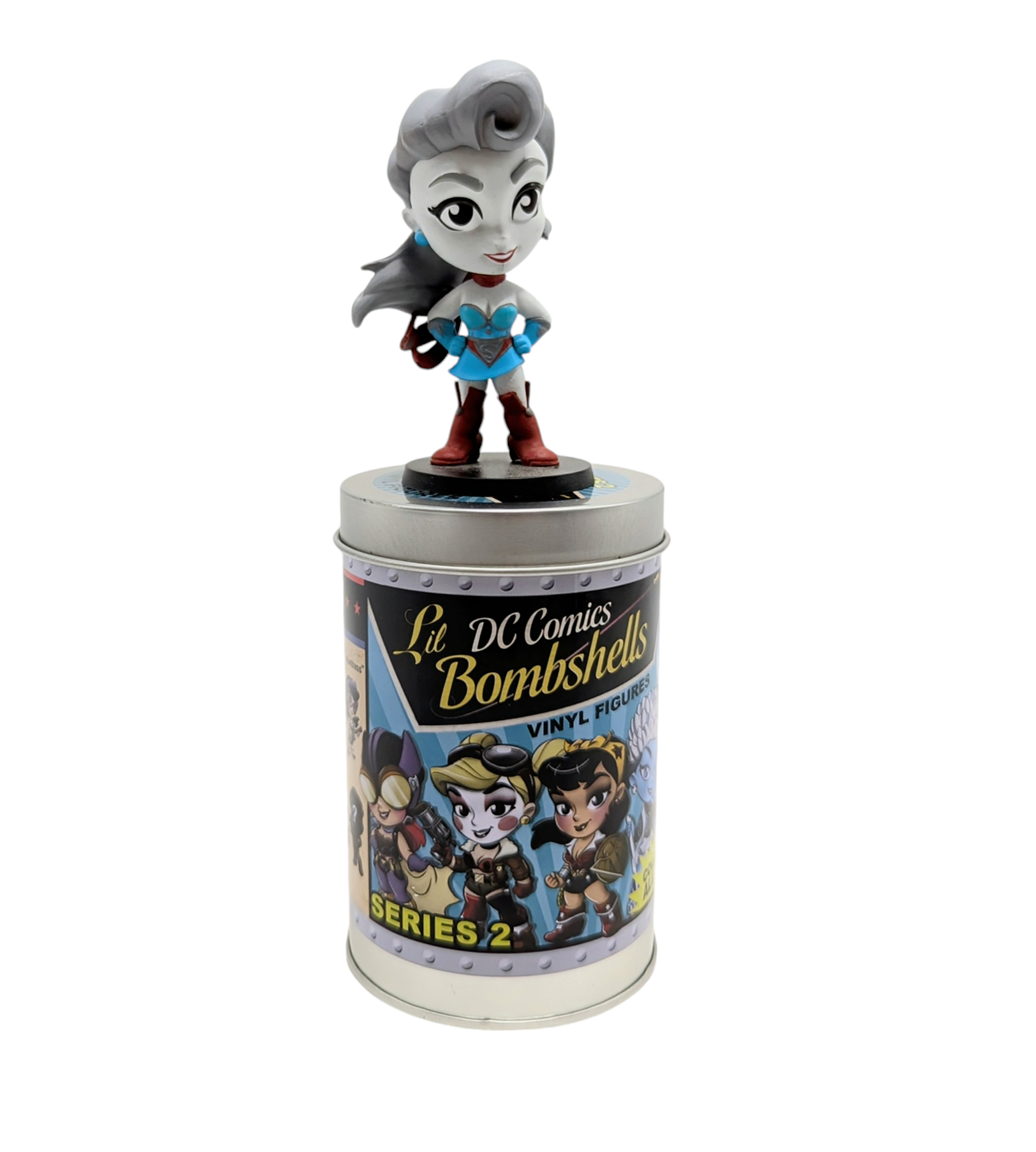 2017 Crytozoic DC Comics Series 2 Lil Bombshells Supergirl Variant Vinyl Figure