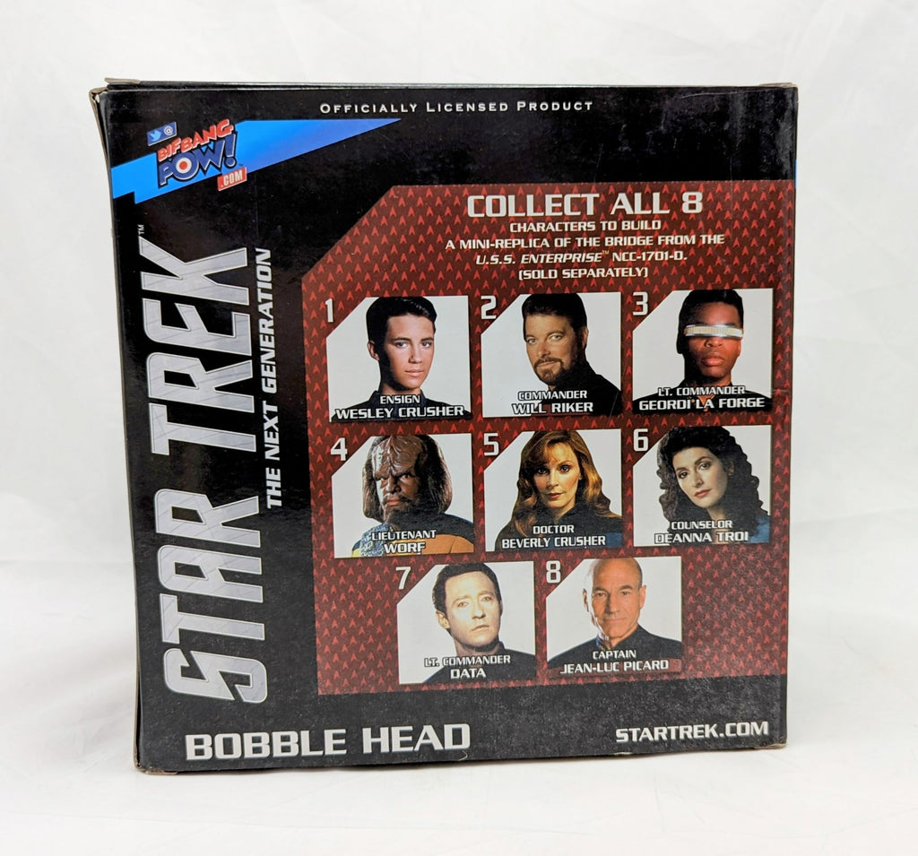 2013 Bif Bang Pow Star Trek Convention Exclusive Wesley Crusher Bobblehead image 2