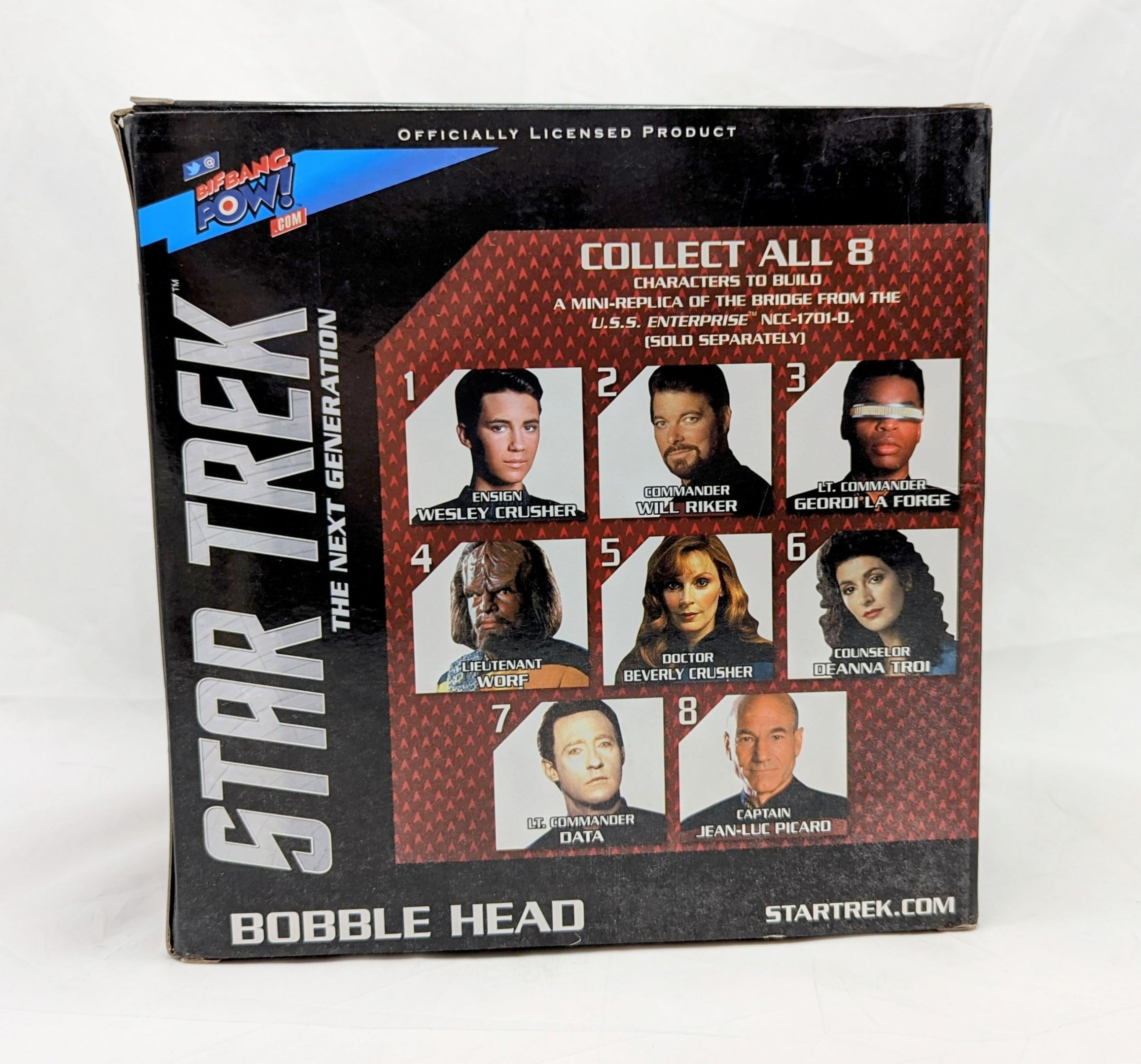 2013 Bif Bang Pow Star Trek Convention Exclusive Wesley Crusher Bobblehead image 2