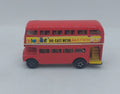 1980 Playart Peelers 7101 Double Decker Bus Red Hong Kong