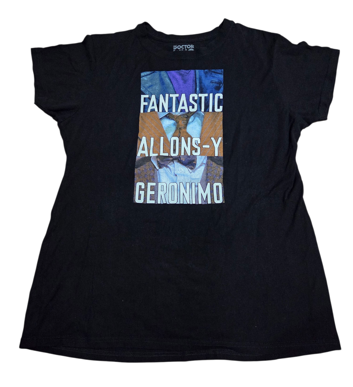 2013 Ripple Junction Doctor Who Fantastic Allons-Y Geronimo T-Shirt Size 2XL
