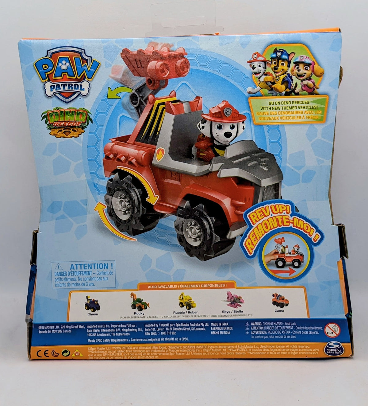 Spin Master Paw Patrol Dino Rescue Marshalls Deluxe Vehicle w/ Mystery Dino Egg image 2