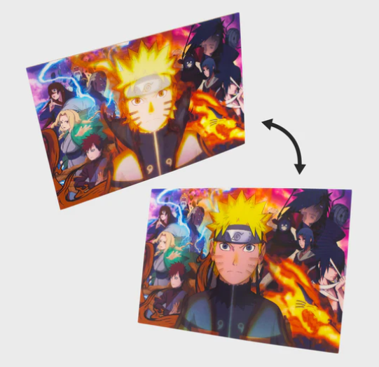 Culturefly Naruto Shippuden Lenticular Art Print 8" x 5.5" image 2