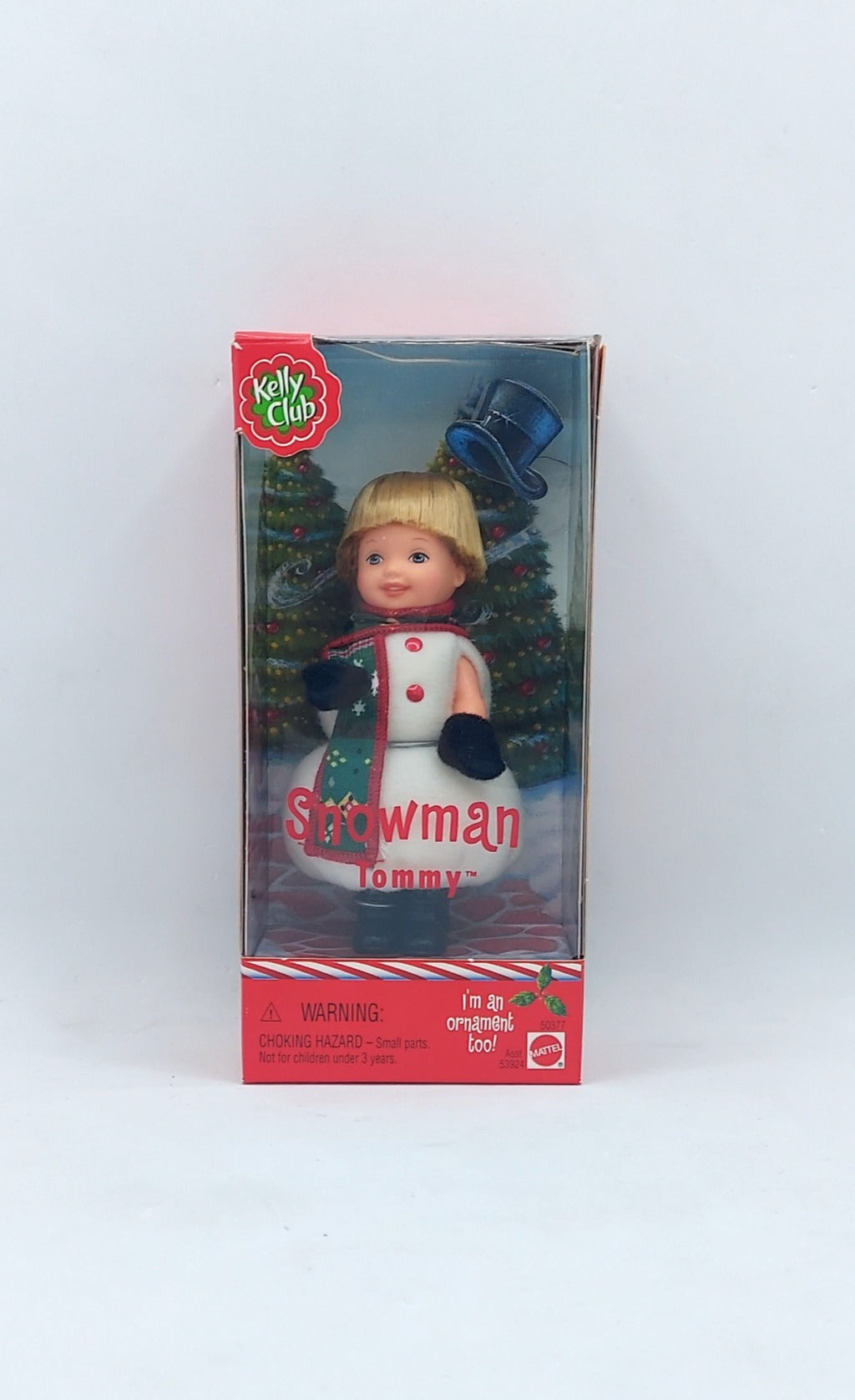 2001 Barbie Kelly Club Snowman Tommy Doll & Ornament
