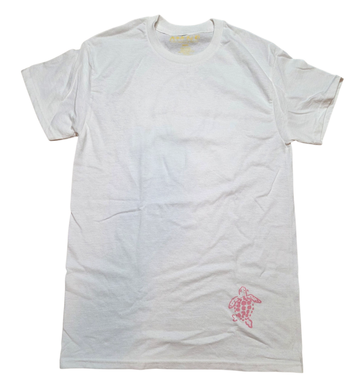Abakiki Island Manatee Womans Hand Screen Printed 100% Cotton T Shirt Size Small