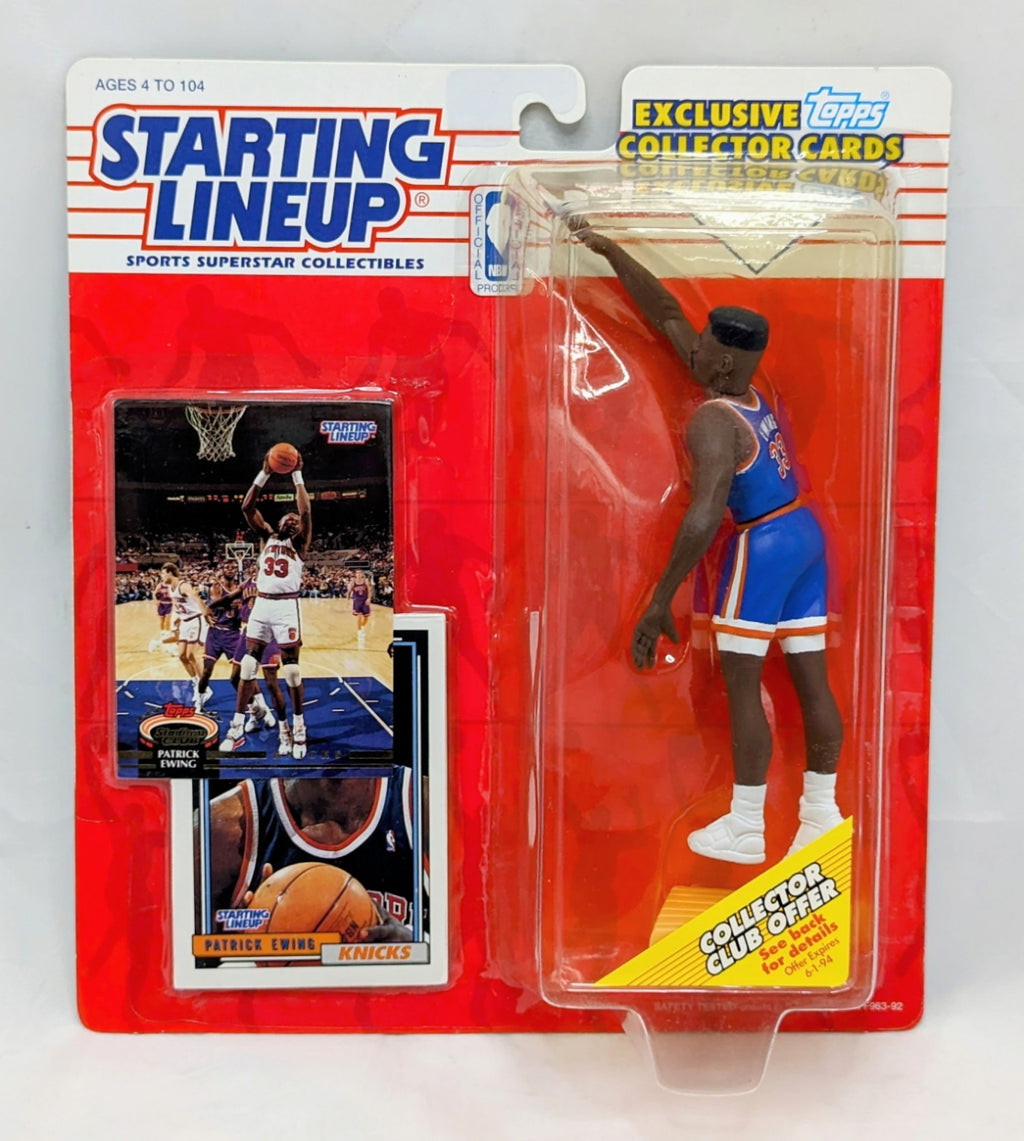 1993 Starting Lineup Patrick Ewing New York Knicks Basketball Figure