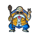 Dragon Ball Z Master Roshi Tartaruga Genial Character Enamel Pin