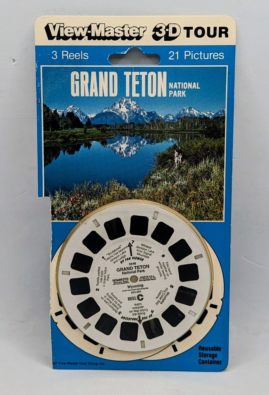 Vintage View-Master 3D Tour Grand Teton National Park Wyoming 3 Reel