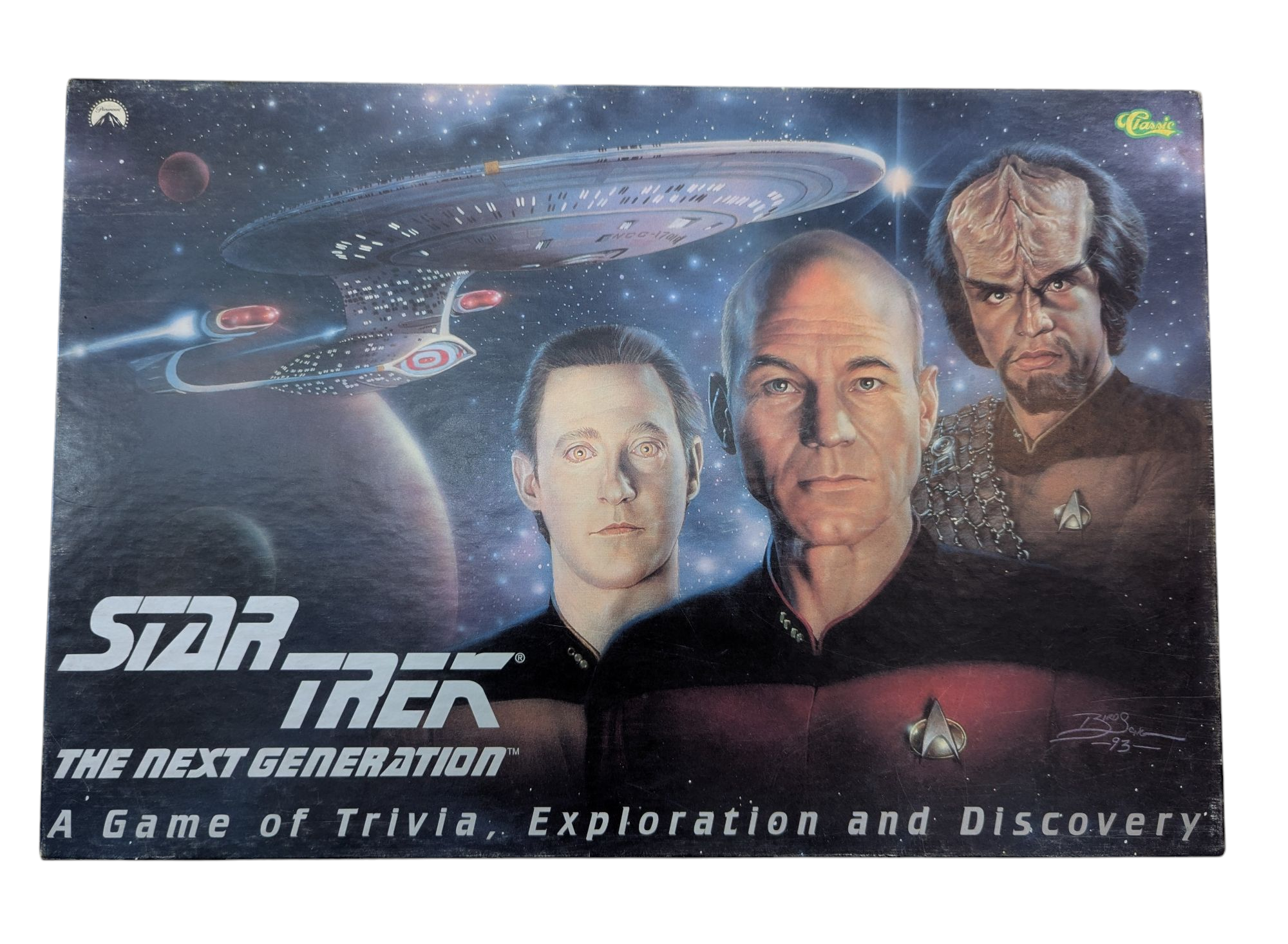 1993 Classic Star Trek Next Generation Game Of Trivia, Exploration & Discovery image 2