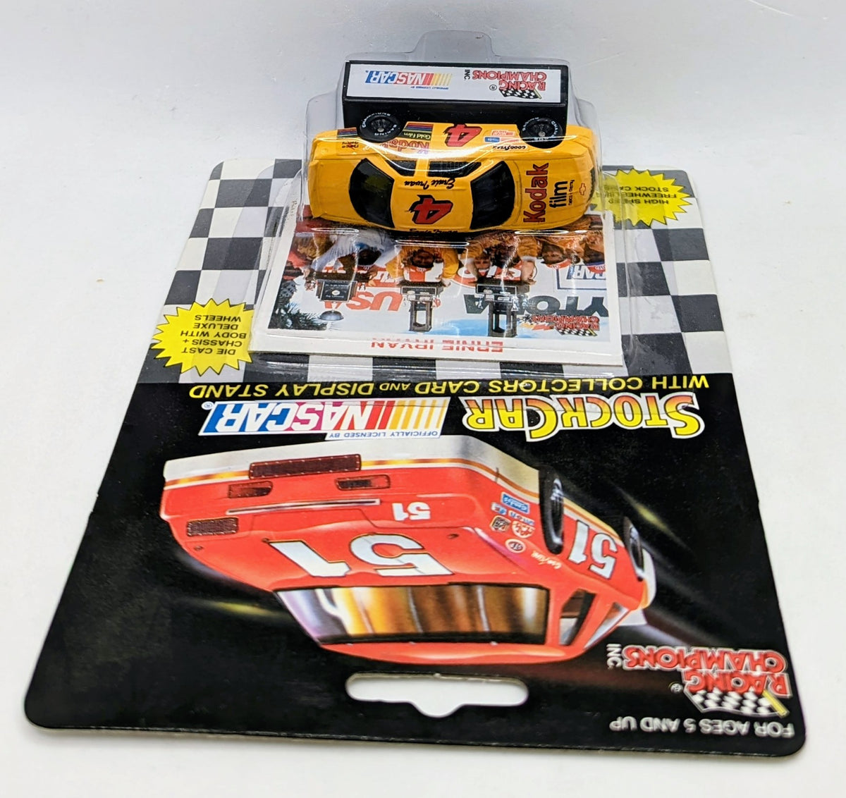 1991 Racing Champions Stock Car Nascar Ernie Irvan #4 Kodak image 3