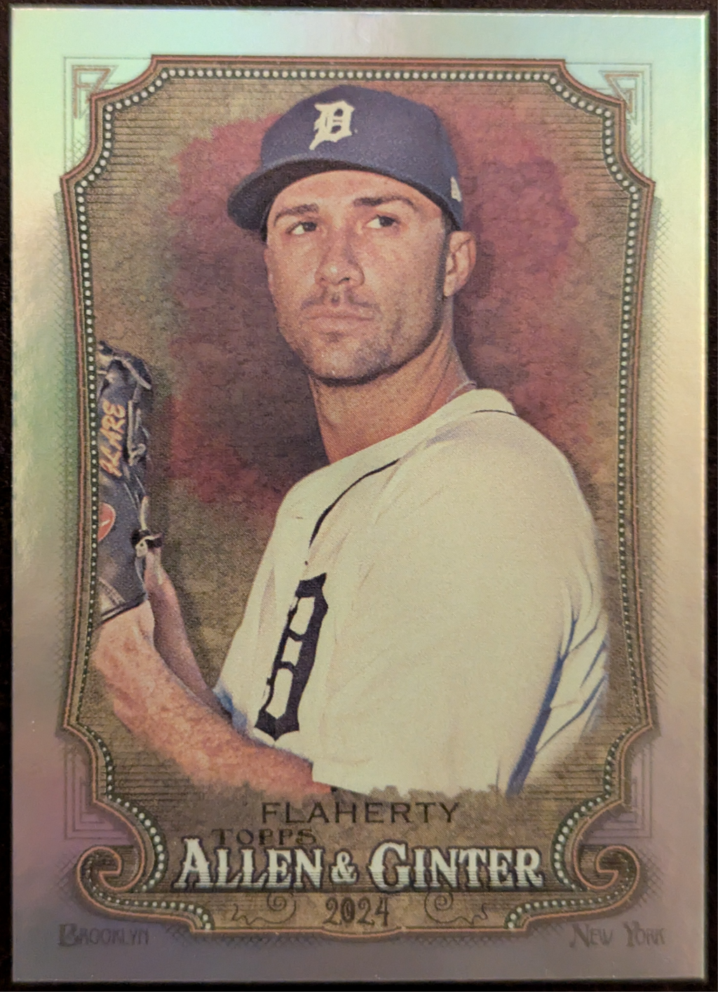 2024 Topps Allen & Ginter Hot Box Foil Jack Flaherty #348 Detroit Tigers