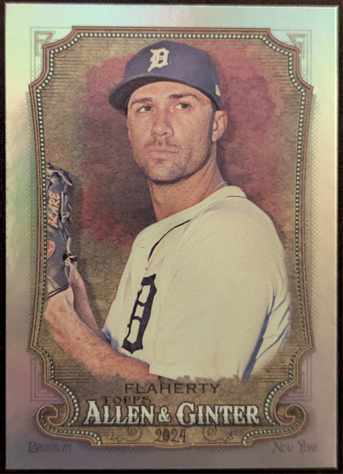 2024 Topps Allen & Ginter Hot Box Foil Jack Flaherty #348 Detroit Tigers
