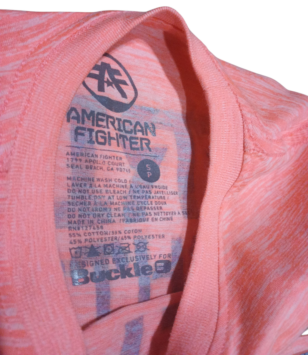 American Fighter Premium Athletic MMA Pink Mens Small T-Shirt image 3
