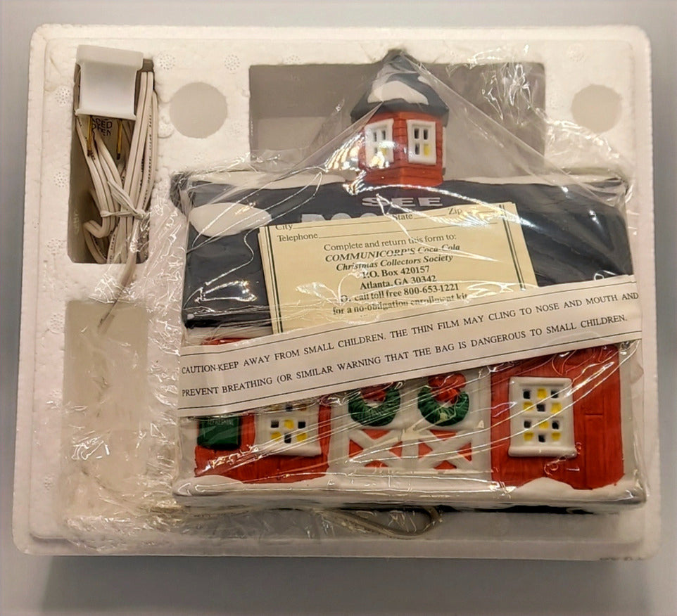 1993 Coca-Cola Mooney's Barn Rock City Town Square Collection image 2