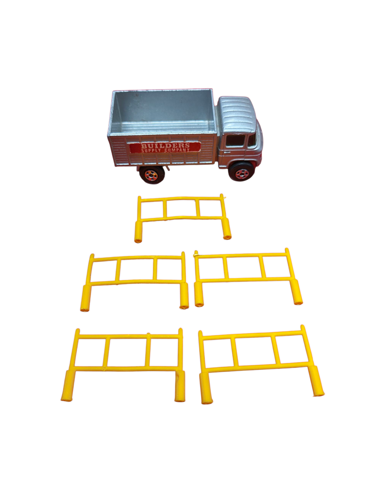 1969 Lesney Matchbox No. 11 Mercedes Scaffolding Truck - 5 Scaffolding Pieces image 2