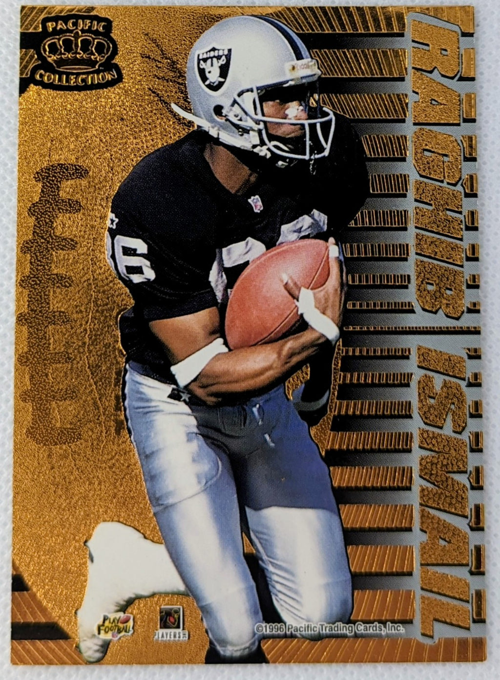 1996 Pacific Dynagon Tandems Raiders Jets Rahib Ismail Wayne Chrebet #35 image 2