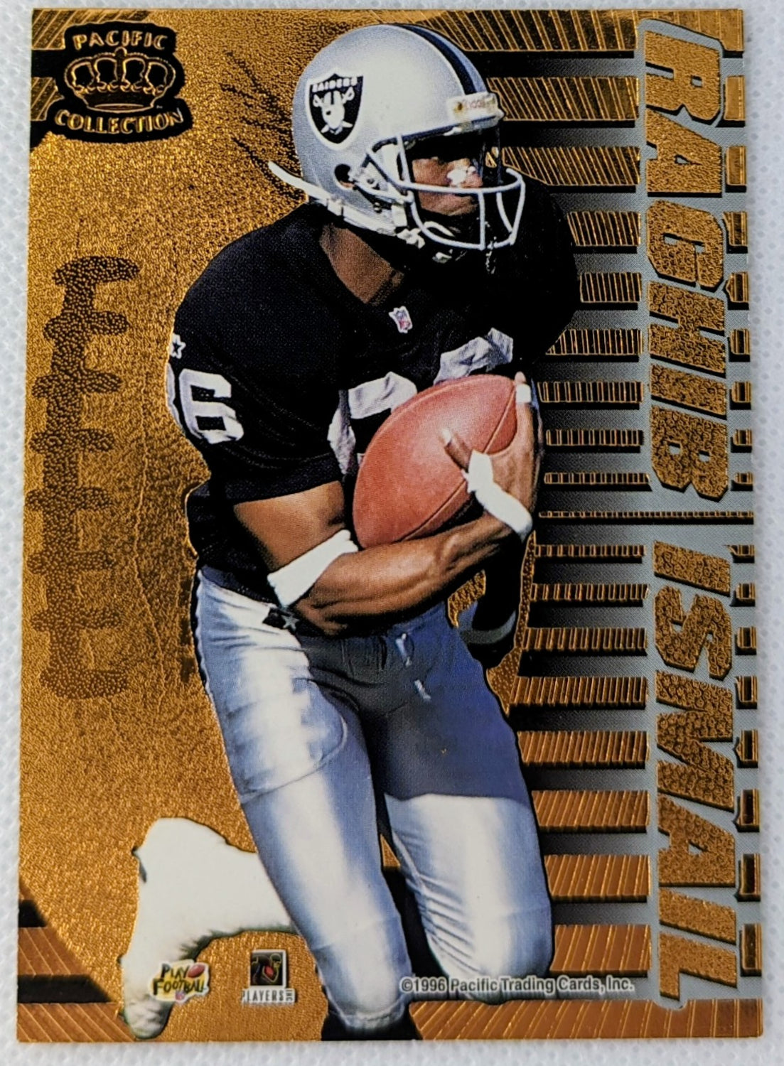 1996 Pacific Dynagon Tandems Raiders Jets Rahib Ismail Wayne Chrebet #35 image 2