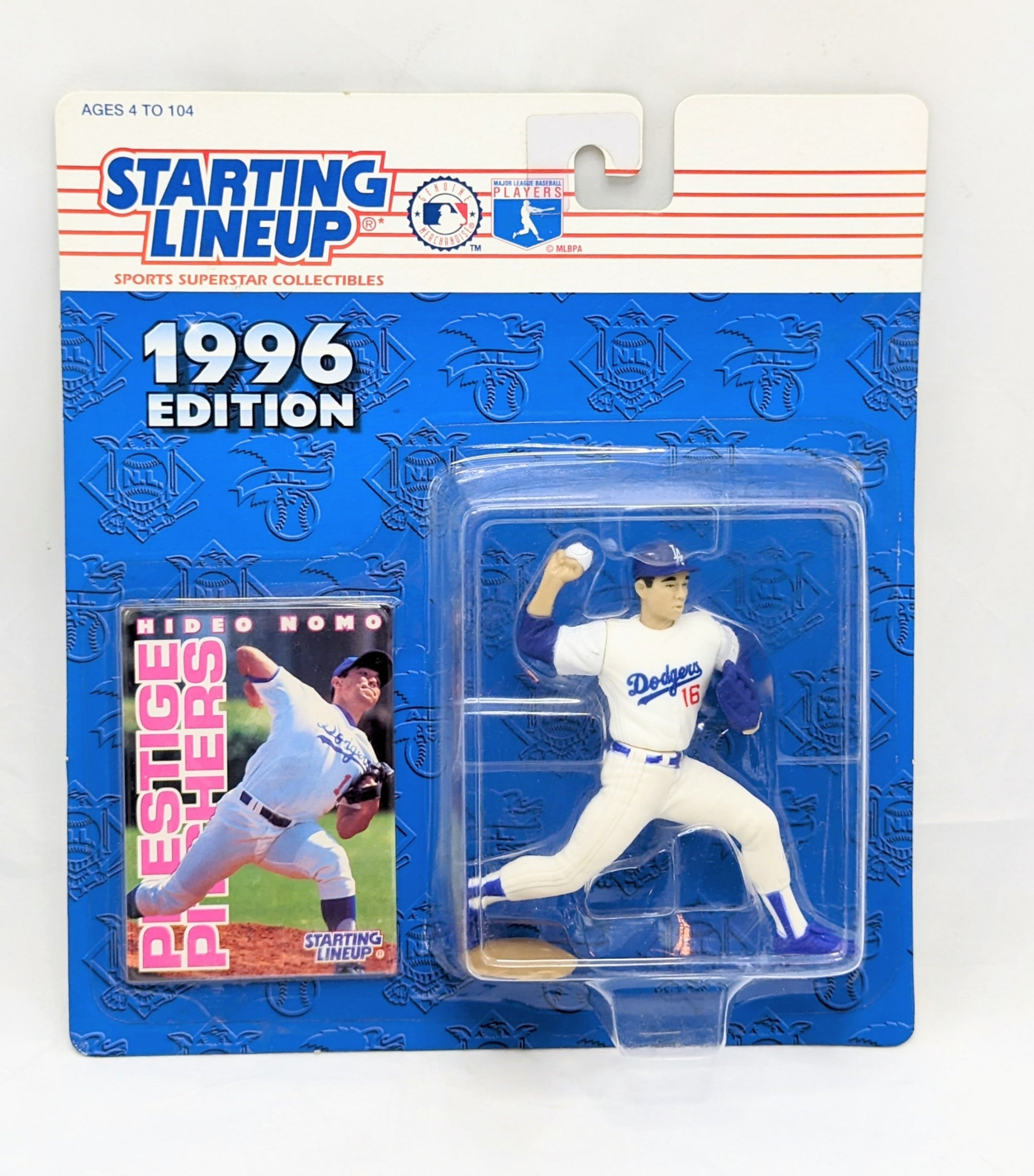 1996 Starting Lineup Prestige Pitchers Hideo Nomo Dodgers Baseball Figure