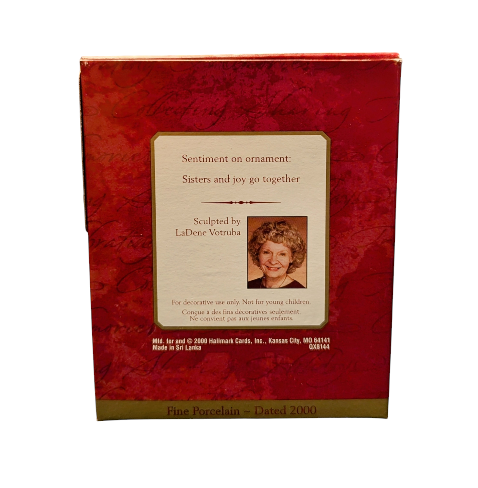 2000 Hallmark Keepsake Sister To Sister Ornament image 2