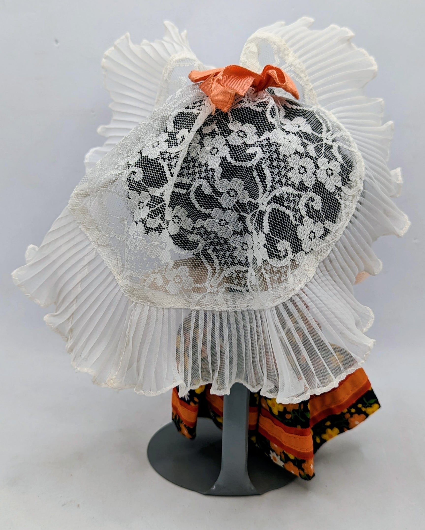 Vintage Joan Walsh Anglund Pocket Doll Mexican Te Amo Cloth 7" image 2