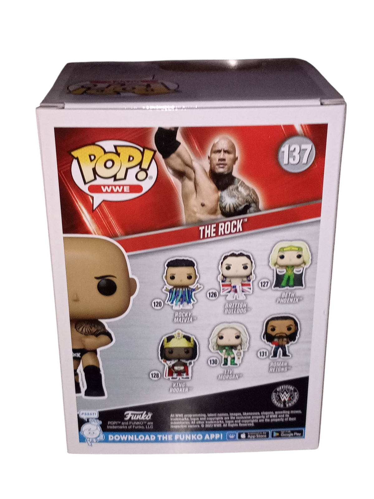 Funko Pop! WWE Wrestling The Rock #137 Dwayne The Rock Johnson Vinyl Figure image 2