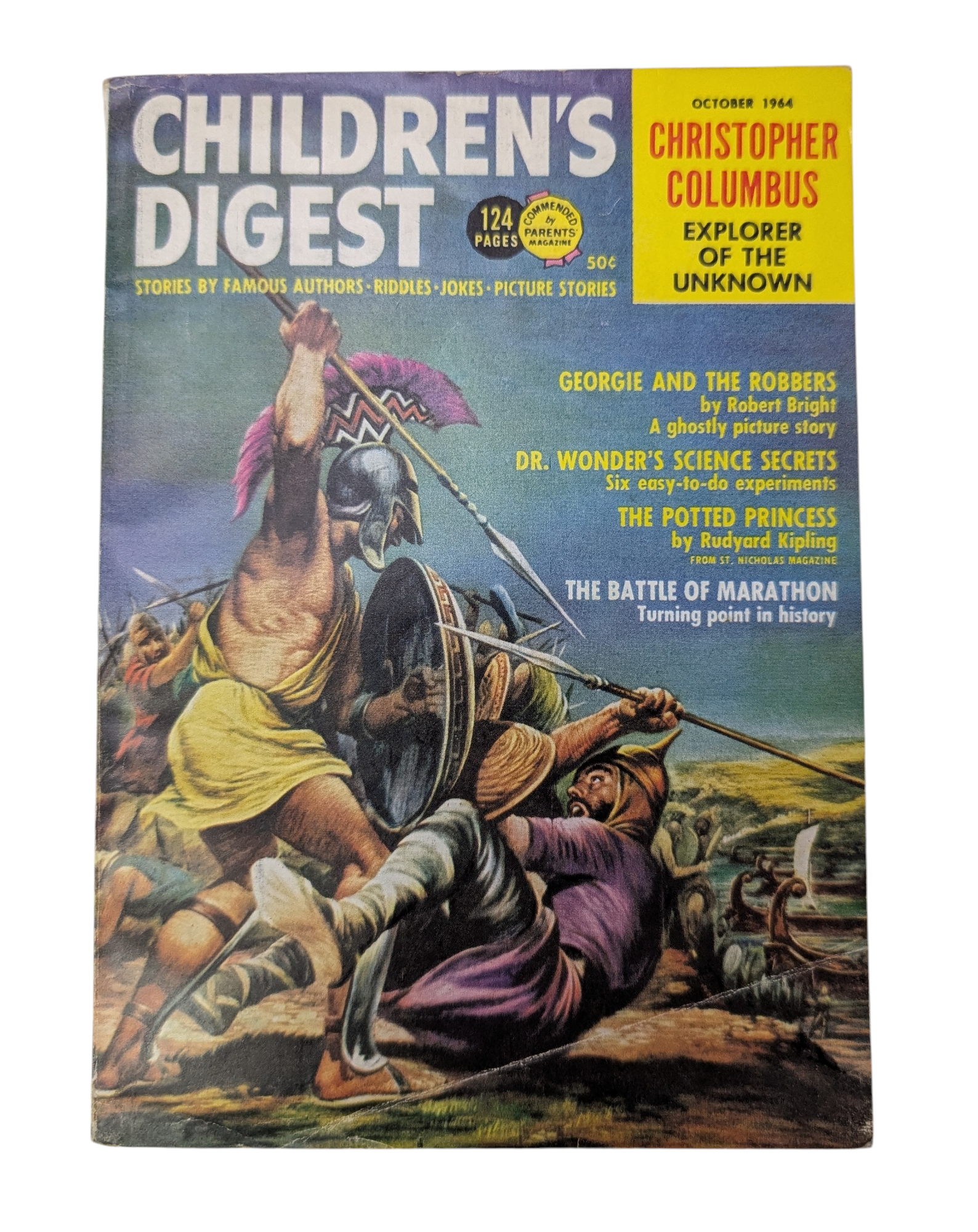 1964 Children's Digest Christopher Columbus Explorer Of The Unknown