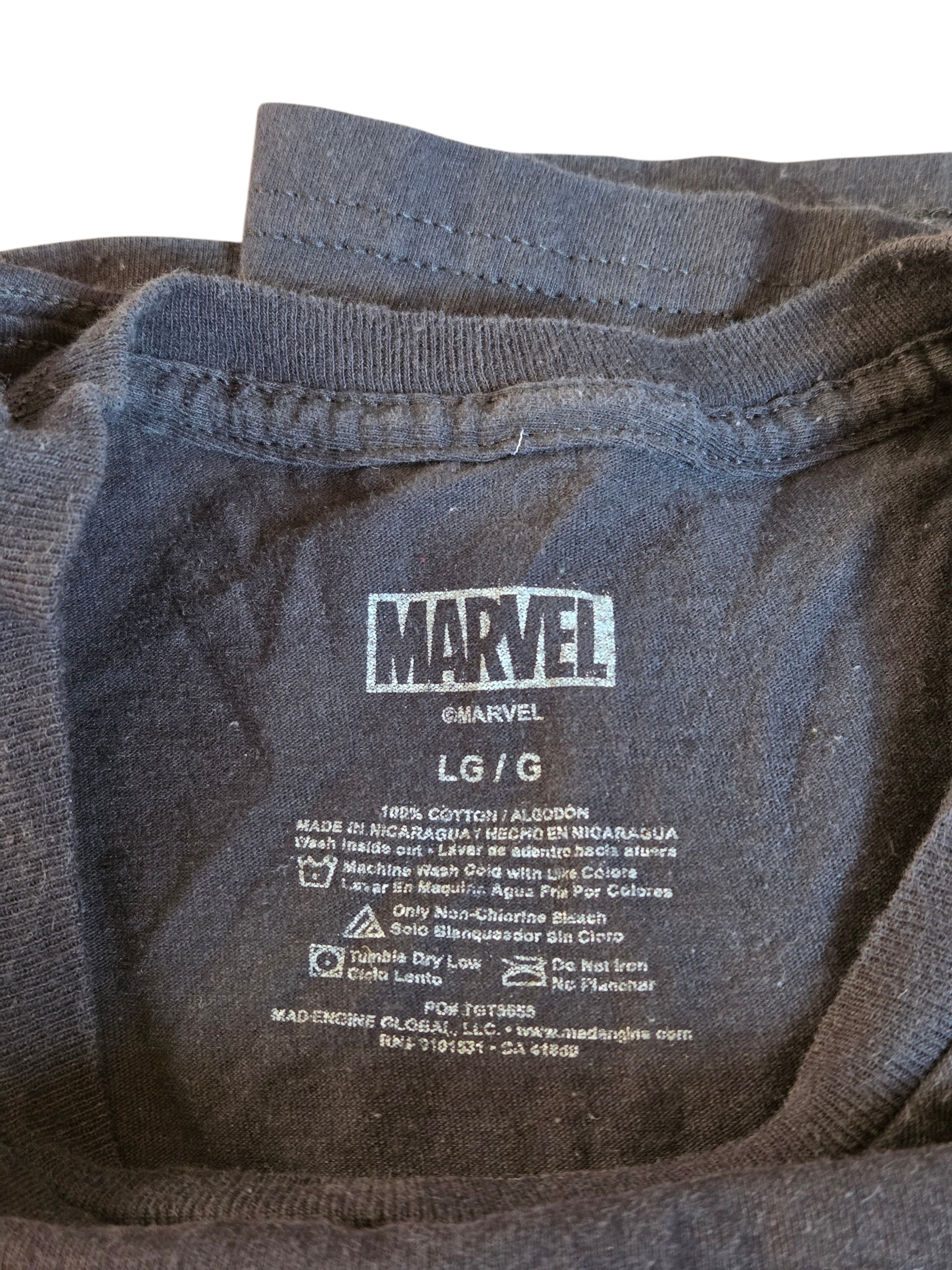 Marvel Spider-Man Blue Pointing Meme Funny Graphic T-Shirt Large image 3