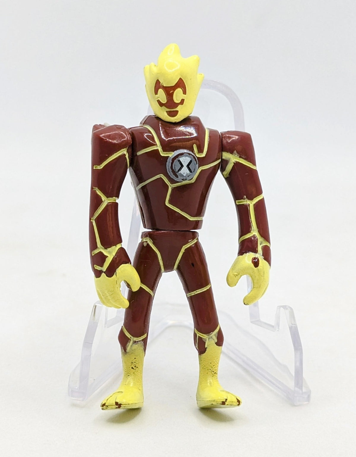 2008 Bandai Ben 10 Creation Chamber Heatblast Action Figure 2.75 inch