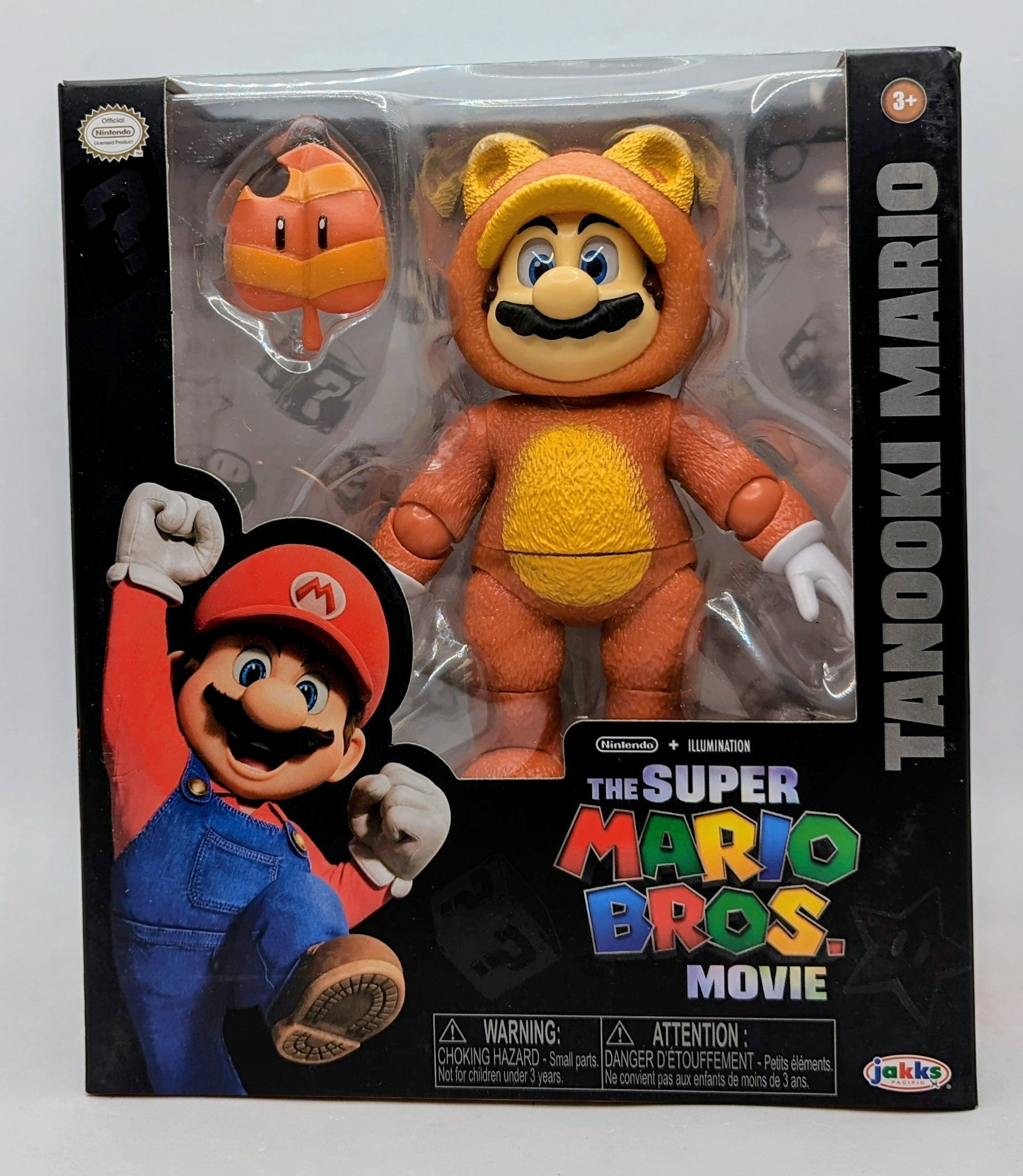Jakks Pacific Nintendo Nintendo The Super Mario Bros. Movie Tanooki Mario Figure