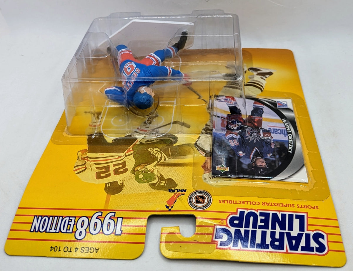 1998 Kenner Starting Lineup Wayne Gretzky New York Rangers Hockey Figure image 3